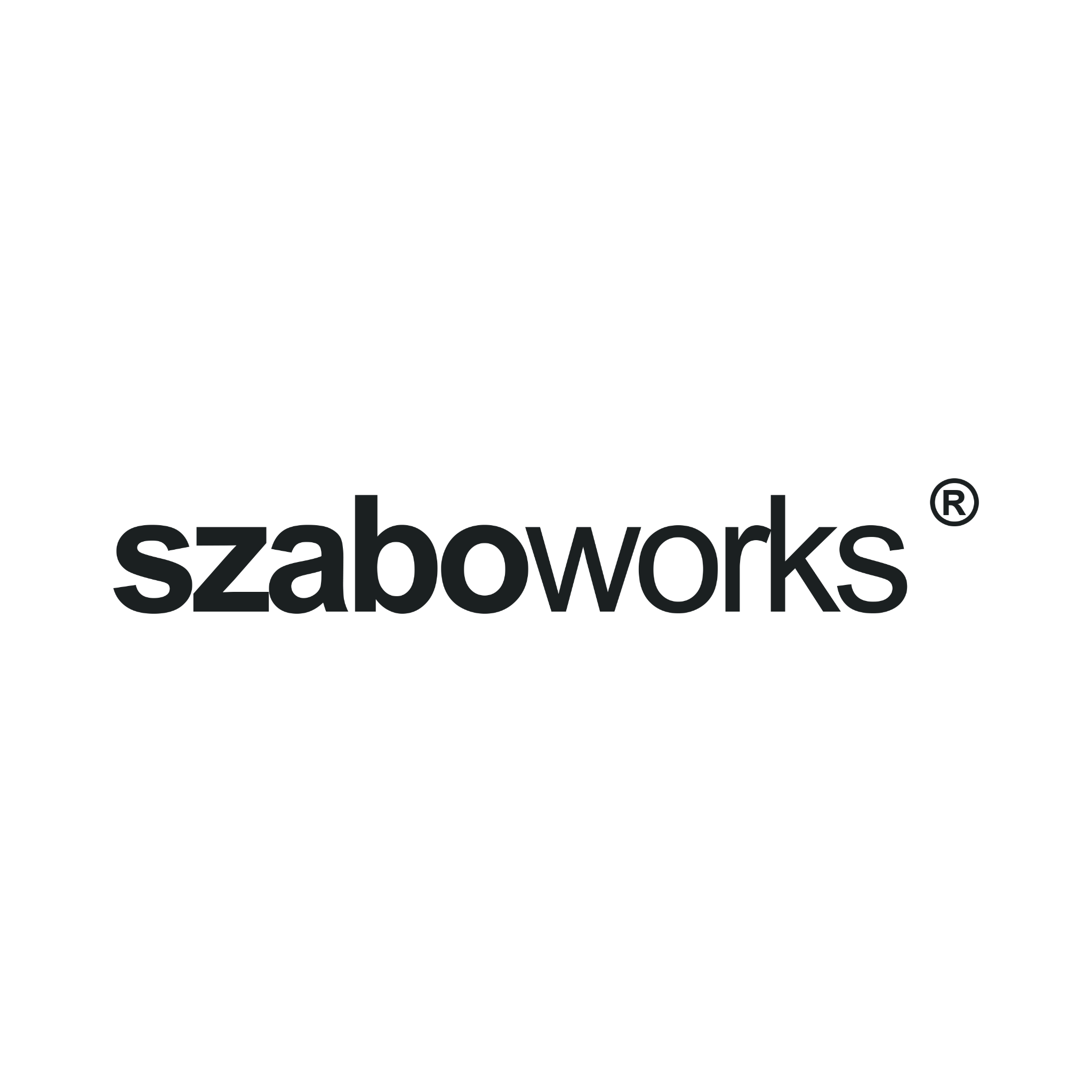 Original horizontal SzaboWorks logo